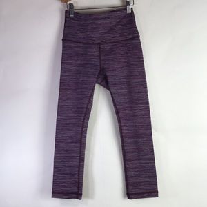 💙 Lululemon Size 4 Wunder Under Crop Legging